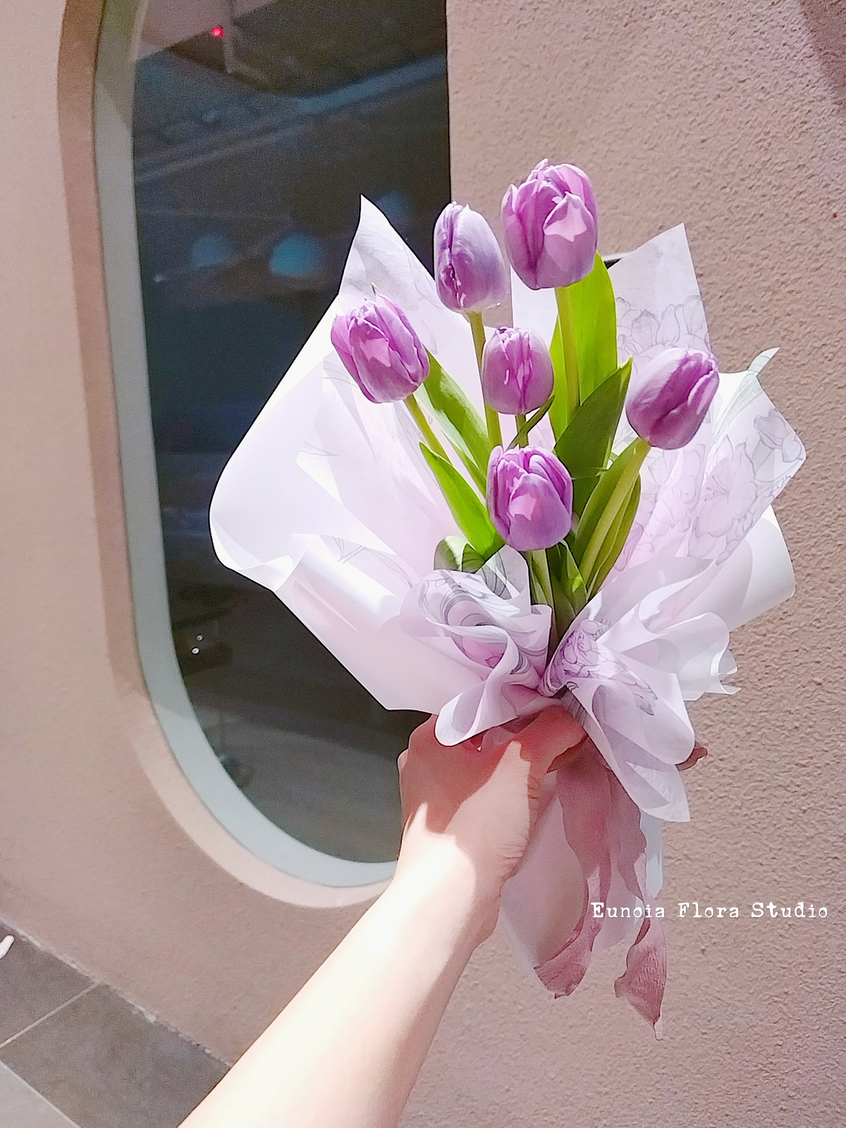 【Verona】Purple Tulip Bouquet