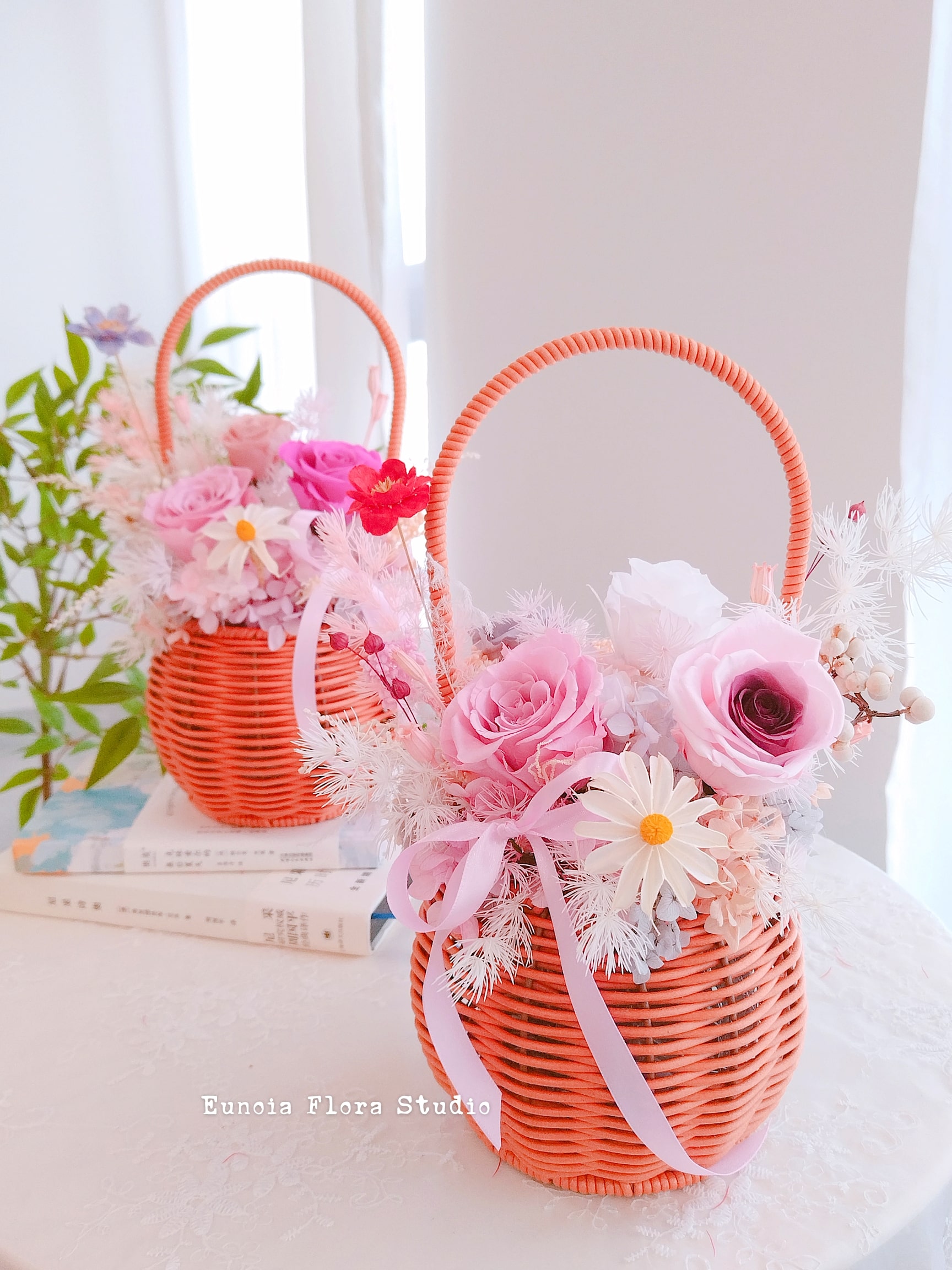 【Amethyst】Eternal Flower Basket