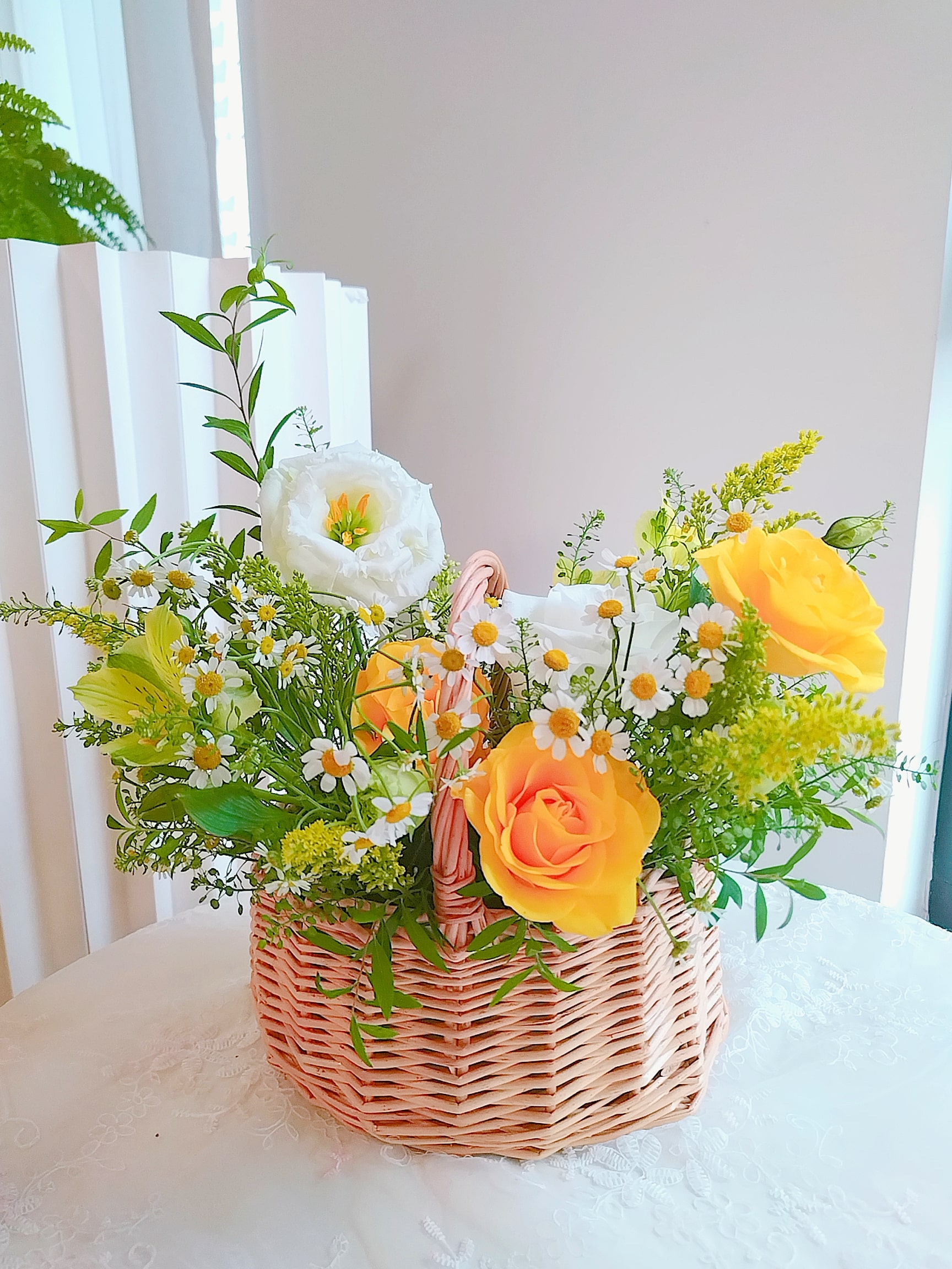 【Sunshine】Fresh Flower Basket