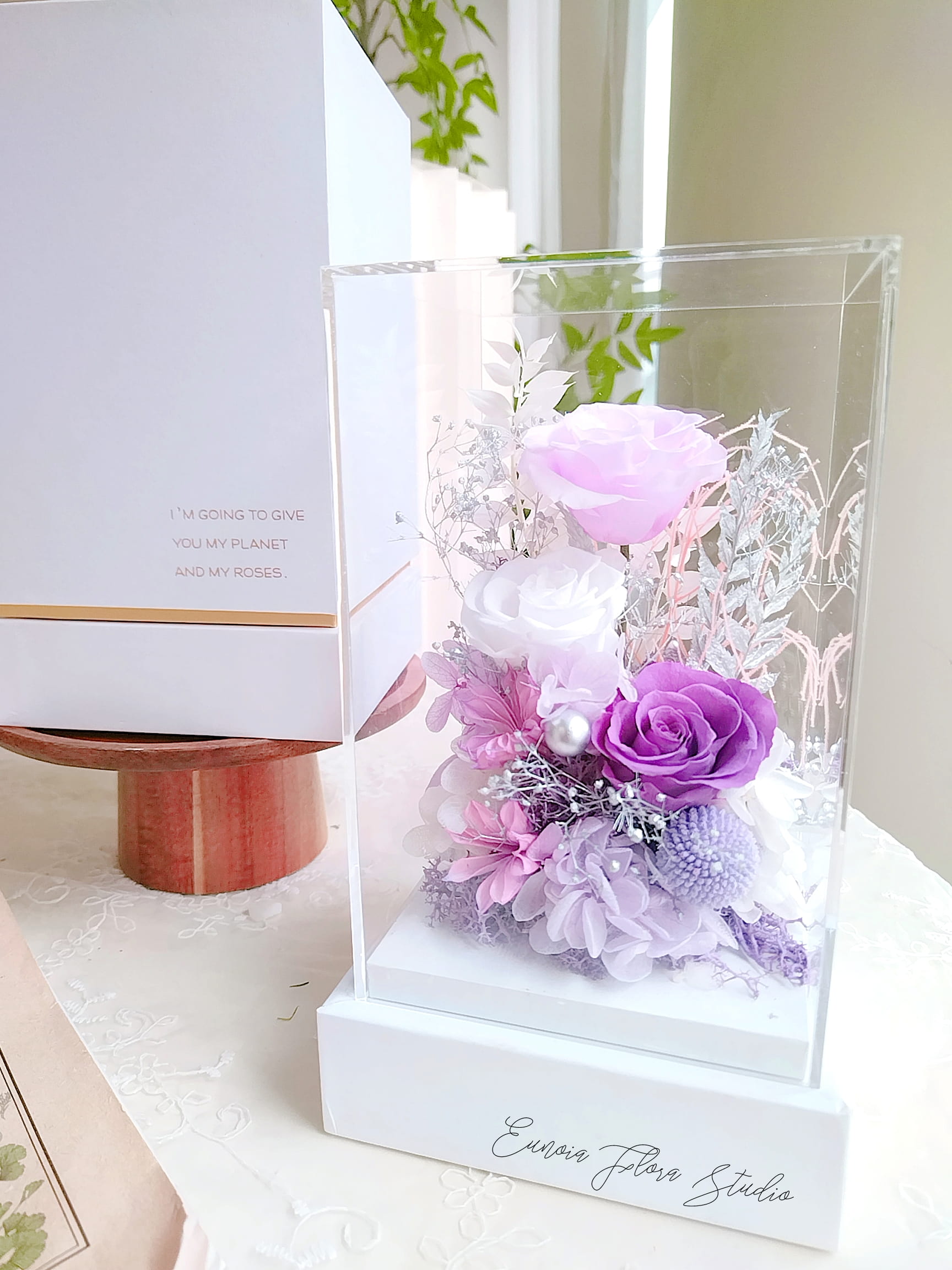 【Elysius】Eternal Flower Acrylic Box